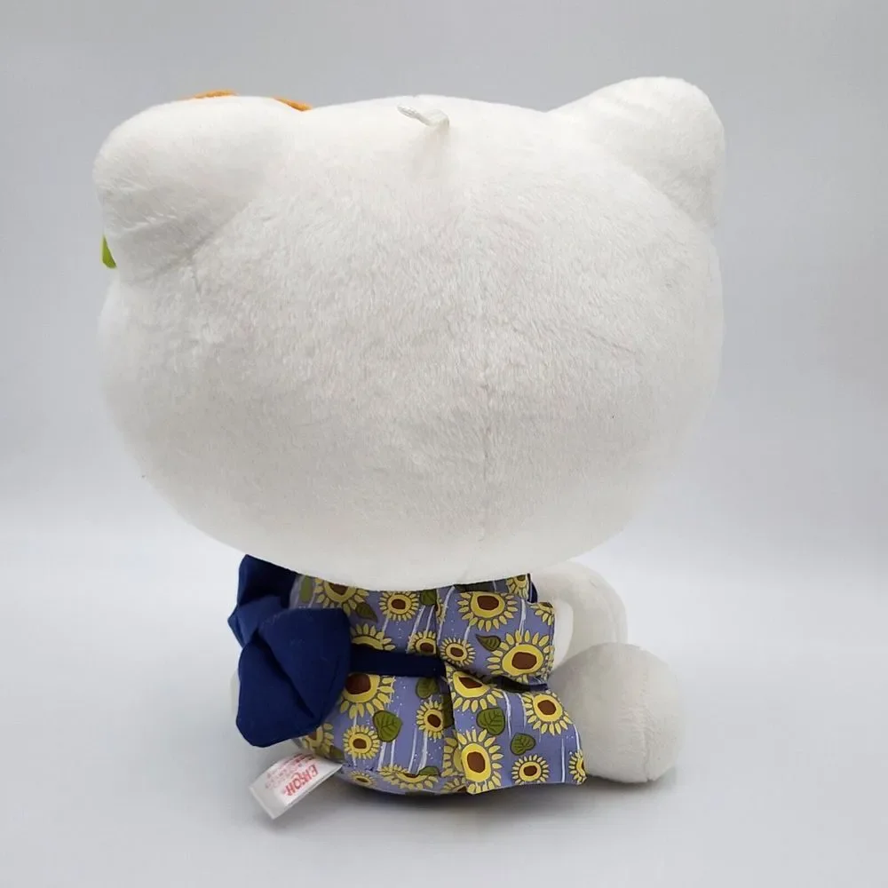Hello Kitty‎ White Blue Sanrio Eikoh 2011 Plush 11